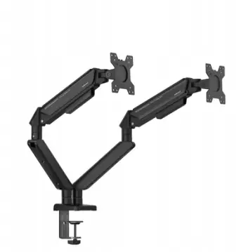 Krah monitori i dyfishtë ANDA SEAT STEALTH II AD W A6D 2S BB, 13 27", rregullim i lartësisë, i zi