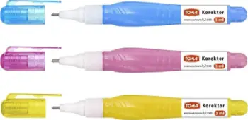 Stilolaps korrektues TOMA 3ml, set 12 copë, i bardhë