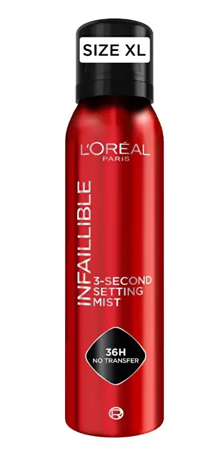 Fiksues për grim L'Oréal Paris Infaillible 3-Second Setting Mist, 150 ml