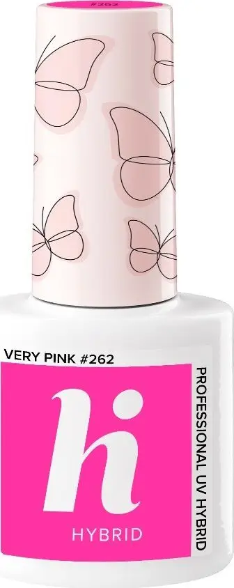 Llak hibrid për thonj Hi Hybrid Butterfly Very Pink, #262, 5 ml