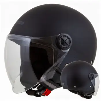 Helmetë moto Cassida Handy Jet, demi jet, XS, e zezë mat
