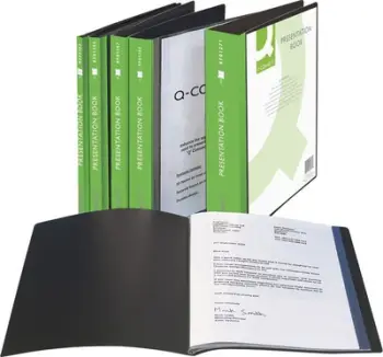 Dosje Q-Connect Presentation PP, A4, e zezë
