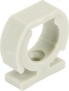 Mbajtëse tubi Concept Single Holder 40, PP R, e bardhë