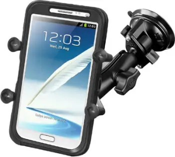Mbajtës telefoni për veturë Ram X-Grip RAM-B-166-UN10U, universal, me vakum, i zi