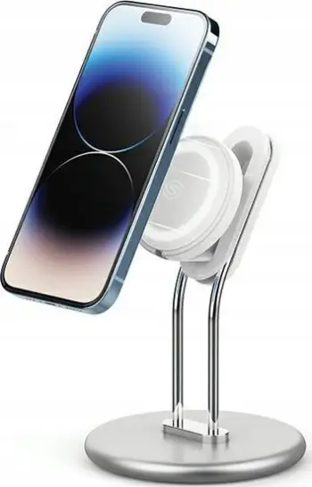 Mbajtëse telefoni Sodi SIM-300, magnetike MagSafe, alumini, argjend