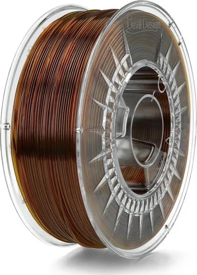 Filament 3D Devil Design PET-G, 1.75mm, 1kg, transparent - 1