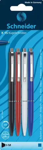Stilolaps me top Schneider K 15, set 4 copë, vijë M, ngjyrë blu