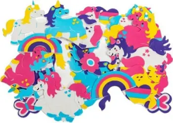 Ngjitëse shkumëze Brewis Foam Stickers Unicorn, 28 copë, shumëngjyrëshe