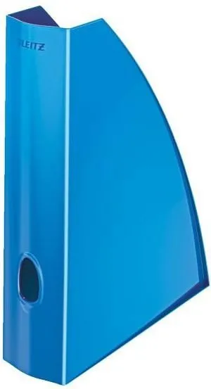 Dosje reviste Leitz WOW 52771036, A4, metalike blu - 1