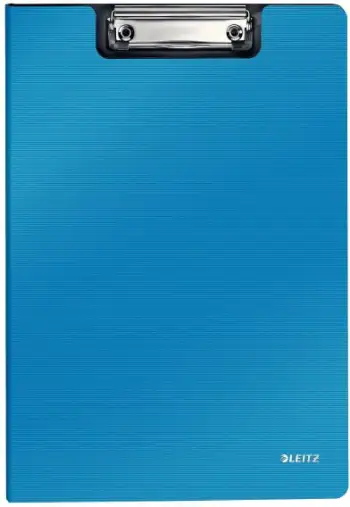Dosje shkrimi Leitz Solid A4, kapëse me mbyllje, blu