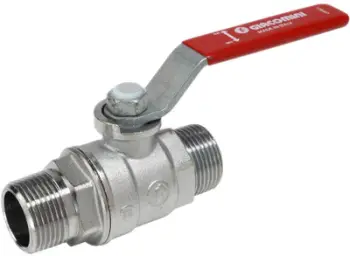 Valvul sferike Giacomini R253, 1/2", me filetë të jashtme, metalike