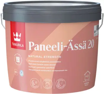 Llak për dru Tikkurila PANEELI-ÄSSÄ 20 EP, 2.7L, gjysmë mat, transparent