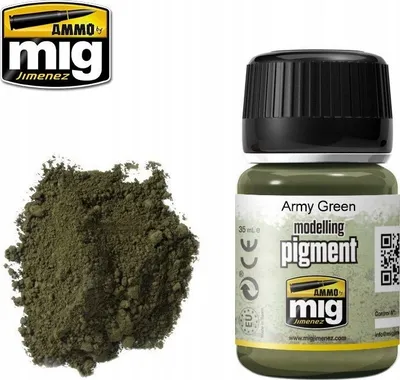 Pigment modelimi Ammo by Mig, Army Green, 35ml, jeshile ushtrie - 1