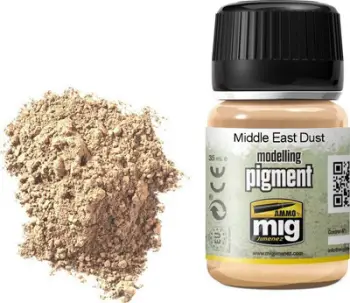 Pigment modelimi Ammo by Mig Middle East Dust, 35ml, ngjyrë rëre