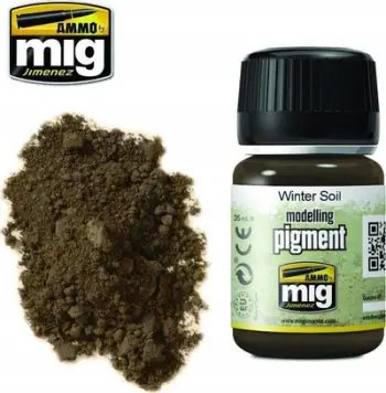 Pigment modelimi Ammo by Mig Winter Soil, superfine, 35 ml, kafe