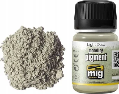 Pigment modelizmi Ammo by Mig Light Dust, 35ml, ngjyrë pluhur e çelët - 2