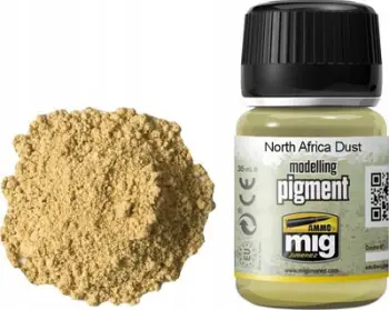 Pigment modelizmi Ammo by Mig North Africa Dust, 35 ml, pluhur i hapur
