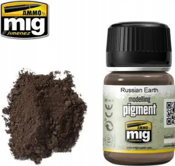 Pigment modelizmi Ammo by Mig Russian Earth, 35ml, ngjyrë tokë ruse