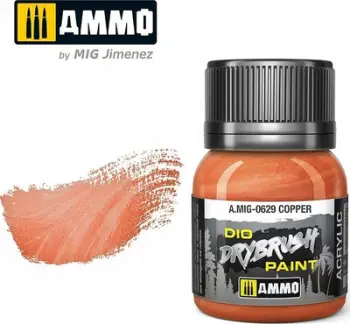 Ngjyrë akrilike Ammo Drybrush 0629, bakër metalik, 40ml
