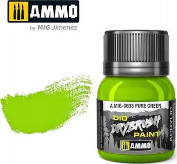 Ngjyrë akrilike Ammo Mig Pure Green a.MIG0633, 40ml, jeshile