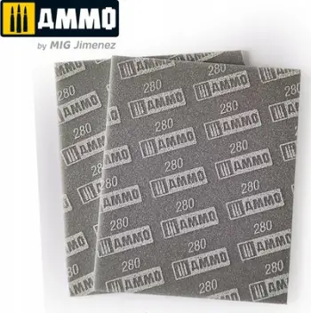 Sfungjerë gërryes Ammo Mig 8558, grit 280, fleksibël