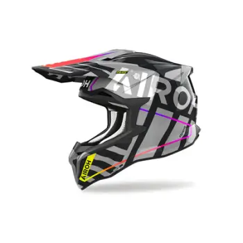 Helmetë moto cross Airoh Strycker Brave, e lehtë, ventilim i avancuar