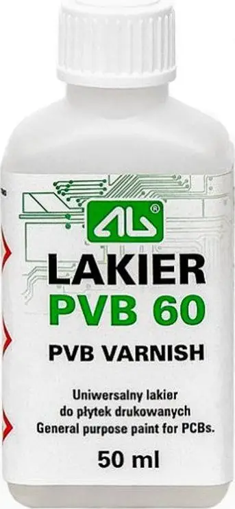 Llak mbrojtës AG TermoPasty PVB 60, 50ml, me furçë, transparent
