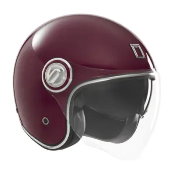 Helmetë moto Nox Premium Heritage Jet, retro, ngjyrë e zezë