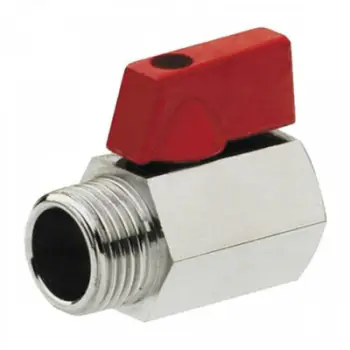 Valvul sferike MT MINI BALL VALVE MF PN16 4110-015, metalike, kompakte