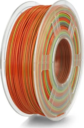 Filament 3D SUNLU Silk PLA+ Rainbow 06, 1.75mm, 1kg, shumëngjyrësh