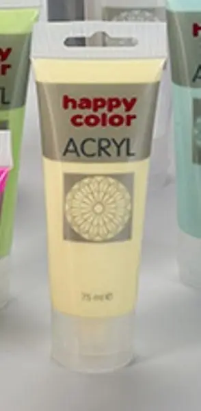 Ngjyrë akril Happy Color (7370 0075-435), 75 ml, bezhë