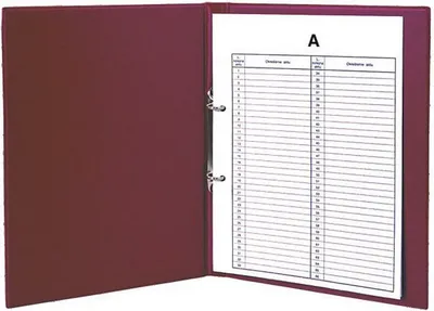 Dosje unazore Biurfol BF1123, A4 2R, PVC, e zezë - 1