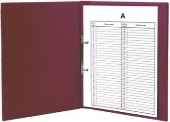 Dosje unazore Biurfol BF1123, A4 2R, PVC, e zezë