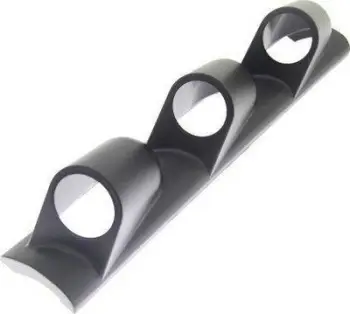 Mbajtëse universale Depo për 3 mostra 52mm, për shtyllë dere, plastike e zezë
