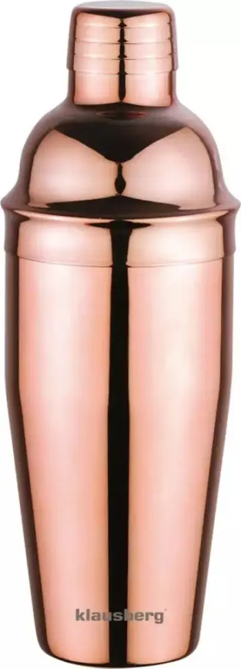 Shaker koktejli Klausberg KB 7650, 750ml, çelik inox, rozë gold