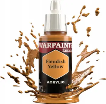 Ngjyrë akrilike The Army Painter Warpaints Fanatic Fiendish Yellow, 18ml, e verdhë