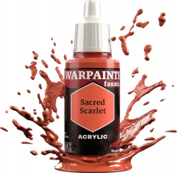 Ngjyrë akrilike The Army Painter Warpaints Fanatic Sacred Scarlet, 18ml, e kuqe