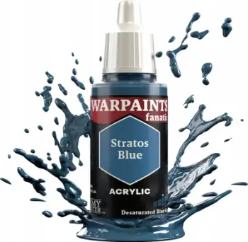 Ngjyrë akrilike The Army Painter Warpaints Fanatic Stratos Blue, 18ml, blu
