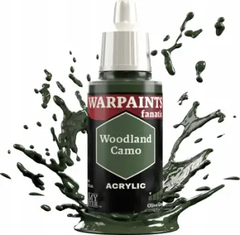 Ngjyrë akrilike The Army Painter Warpaints Fanatic Woodland Camo, 18ml, për miniatura