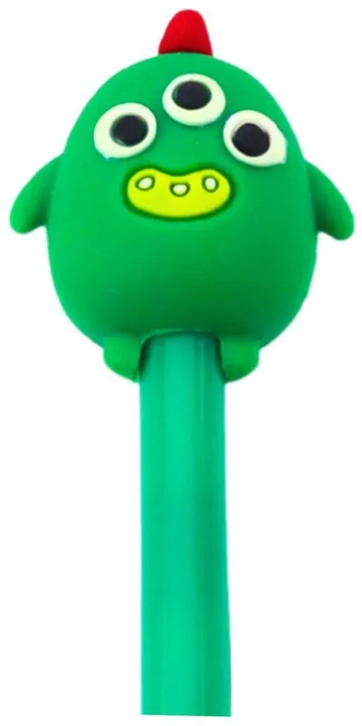 Stilolaps me xhel Cute Monster, mekanizëm tërheqës, shumëngjyrësh - 2