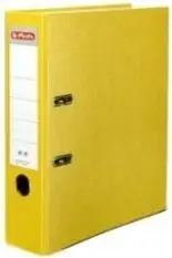 Dosje unazore Herlitz Q File, A4, shpinë 8 cm, e verdhë