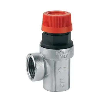 Valvul sigurie Carlo Poletti Semi A37501T2, 1/2", 2 bar, e kuqe