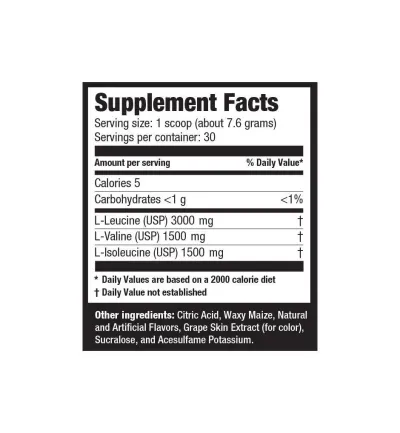 Aminoacide Ultimate Nutrition BCAA Powder, 12000 60 serv, 457g, Grape - 1