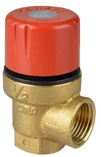 Valvul sigurie Icma SAFETY VALVE, 1/2", 1.5 bar, bronzi