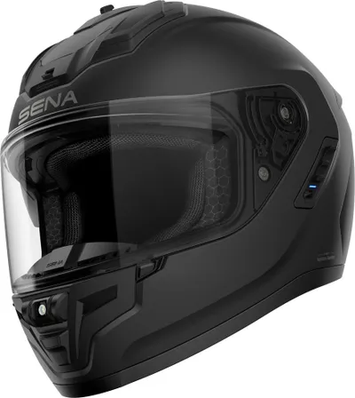 Helmetë moto Sena Phantom Full Face, me Bluetooth, madhësia M, e zezë mat - 1