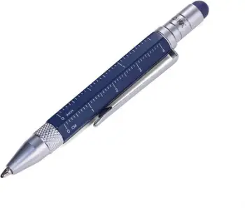 Stilolaps multifunksional Troika CONSTRUCTION LILIPUT PIP25, vizore cm dhe inch, kaçavidë pllakë dhe kryq, blu