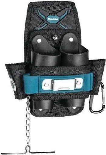 Mbajtëse veglash Makita Holder for Electrician, për rrip pune, rrotulluese, e zezë