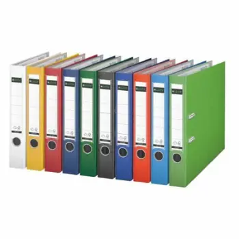 Dosje unazore Leitz 180° A4, 50mm, blu e çelët