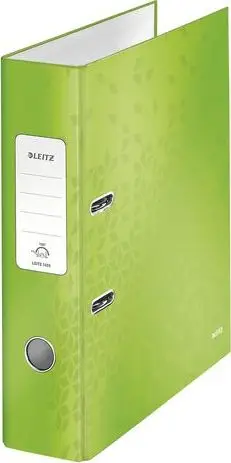 Dosje unazore Leitz 180°, A4, 80mm, e gjelbër
