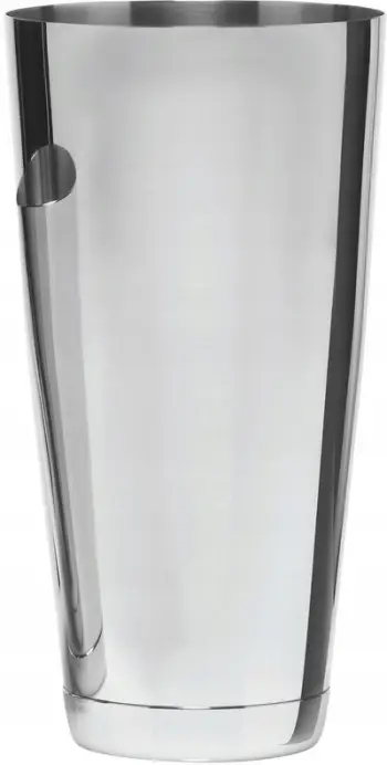 Shaker për kokteje Boston Tin, 800 ml, material pewter, ngjyrë gri